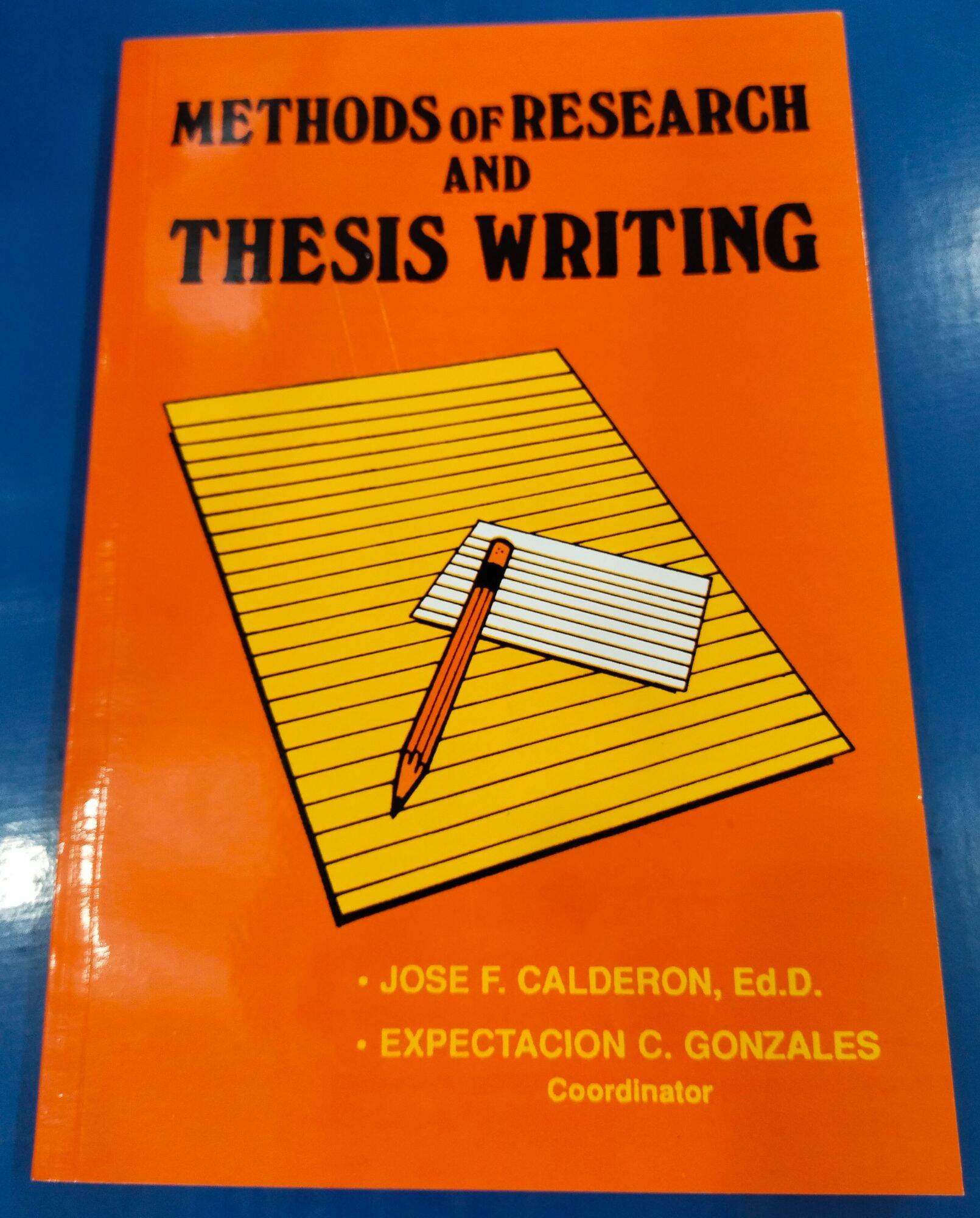 Methods of Research and Thesis Writing